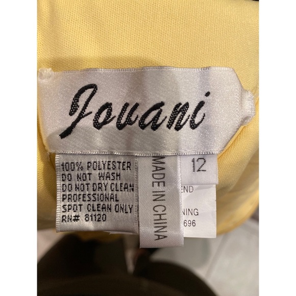 Jovani Yellow Gown - Picture 5 of 5